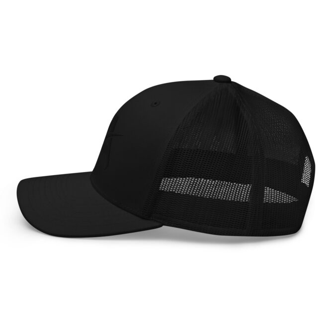 TAL TRUCKER CAP ( BLACK/BLACK) - Image 3