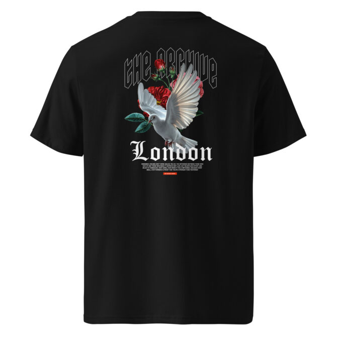 DOVE T- SHIRT ( BLACK/W )